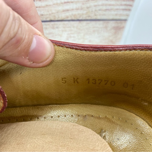 Paraboot shoes in red leather size 5UK 6US - Picture 4 of 6